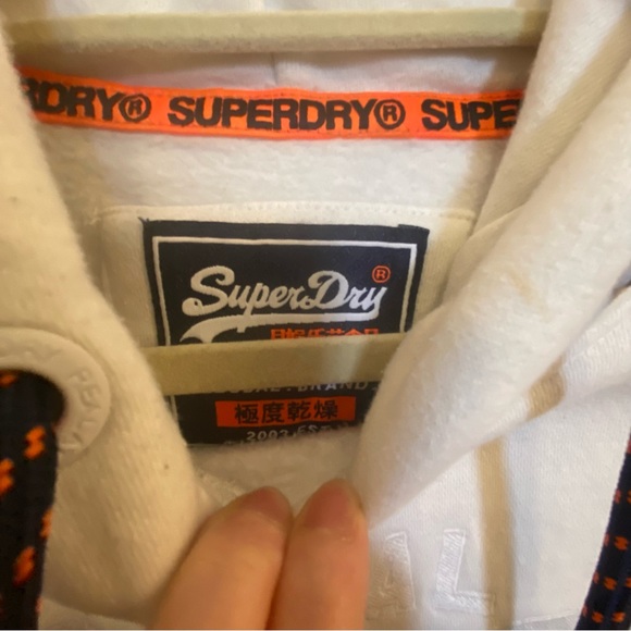 SuperDry Vintage Logo Applique Hoodie Men Large - Picture 12 of 16